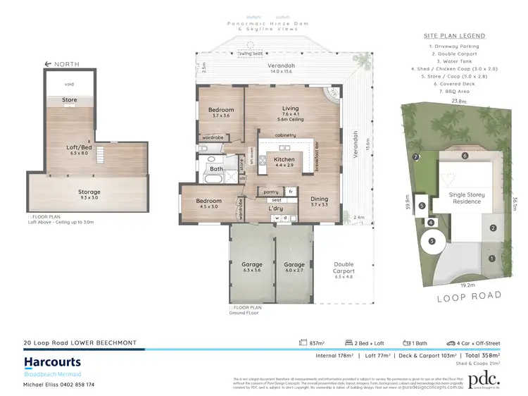 Floorplan of Homely house listing, 20 Loop Road, Lower Beechmont QLD 4211