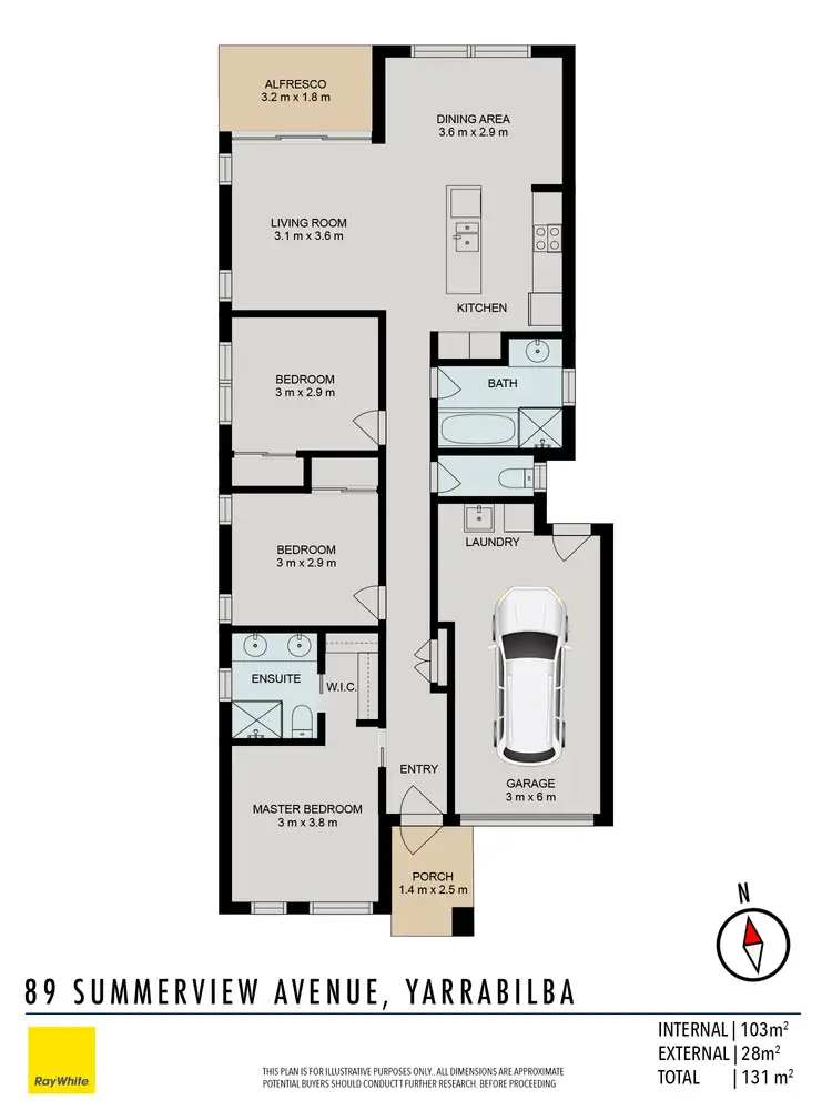 Floorplan of Homely house listing, 89 Summerview Avenue, Yarrabilba QLD 4207