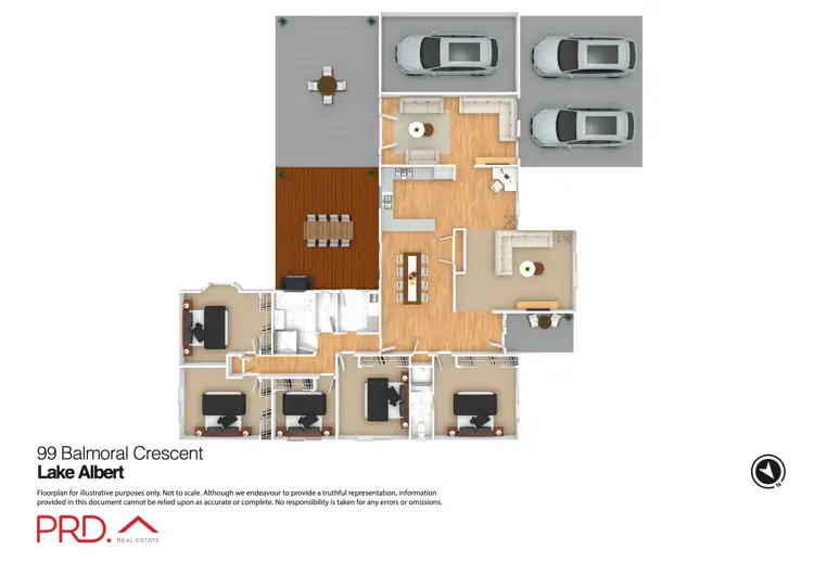 Floorplan of Homely house listing, 99 Balmoral Crescent, Lake Albert NSW 2650