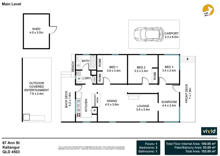 Floorplan of Homely house listing, 67 Ann Street, Kallangur QLD 4503