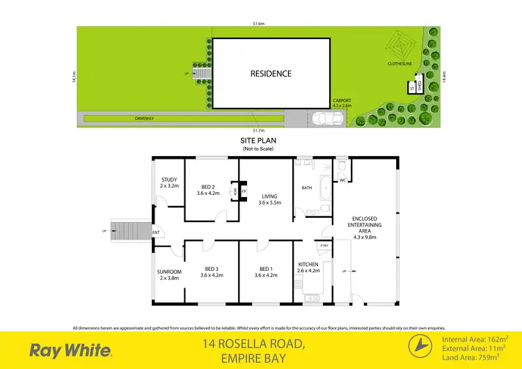 Floorplan of Homely house listing, 14 Rosella Road, Empire Bay NSW 2257