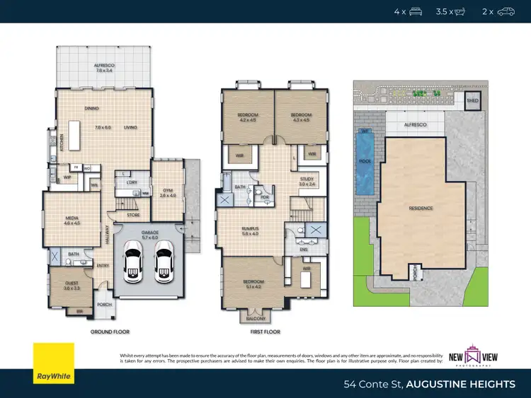 Floorplan of Homely house listing, 54 Conte Circuit, Augustine Heights QLD 4300