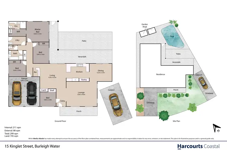 Floorplan of Homely house listing, 15 Kinglet Street, Burleigh Waters QLD 4220