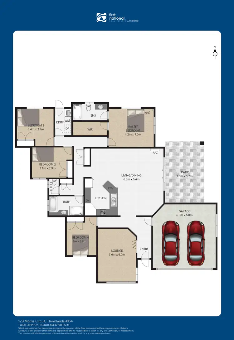 Floorplan of Homely house listing, 128 Morris Circuit, Thornlands QLD 4164