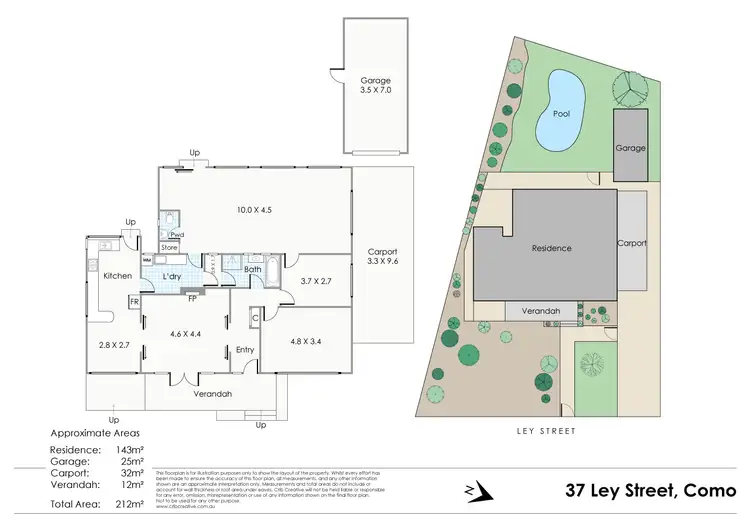 Floorplan of Homely house listing, 37 Ley Street, Como WA 6152