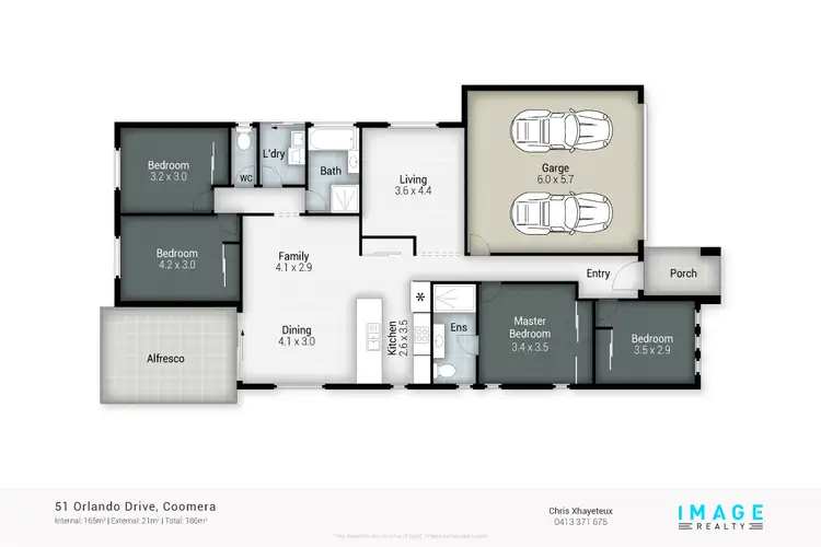 Floorplan of Homely house listing, 51 Orlando Drive, Coomera QLD 4209
