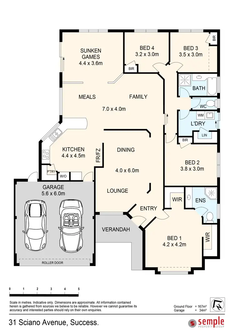 Floorplan of Homely house listing, 31 Sciano Avenue, Success WA 6164