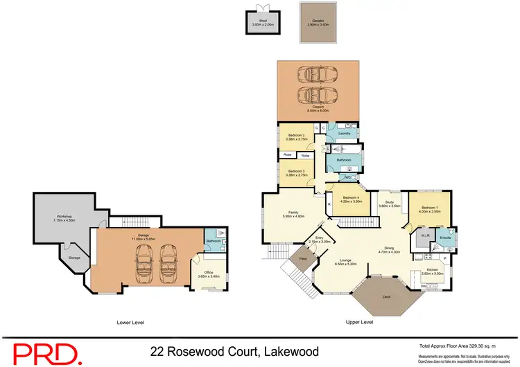 Floorplan of Homely house listing, 22 Rosewood Court, Lakewood NSW 2443