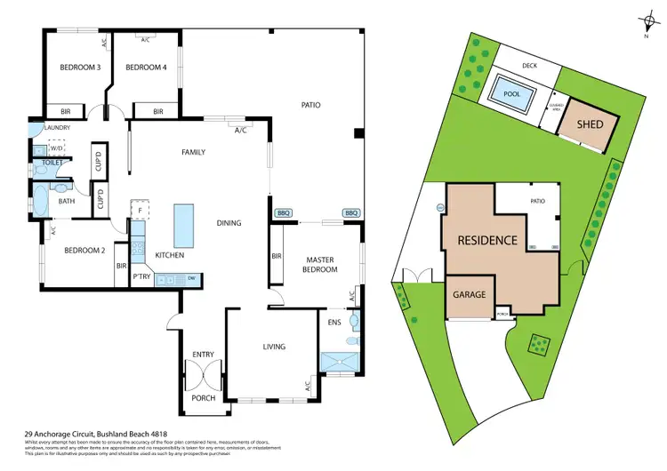 Floorplan of Homely house listing, 29 Anchorage Circuit, Bushland Beach QLD 4818