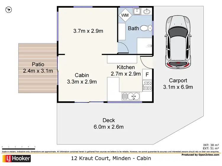 Floorplan of Homely house listing, 12 Kraut Court, Minden QLD 4311