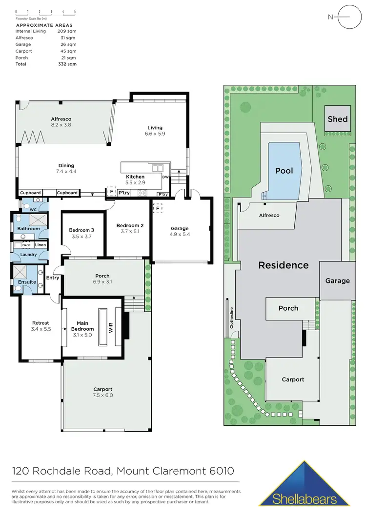 Floorplan of Homely house listing, 120 Rochdale Road, Mount Claremont WA 6010