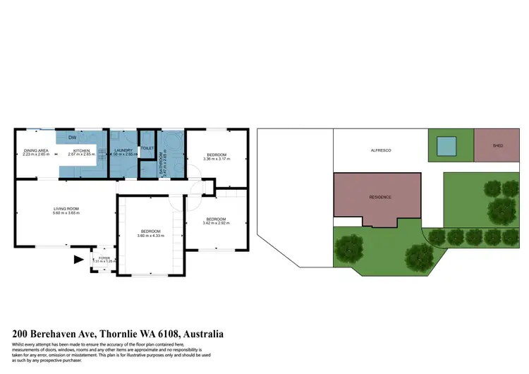 Floorplan of Homely house listing, 200 Berehaven Avenue, Thornlie WA 6108