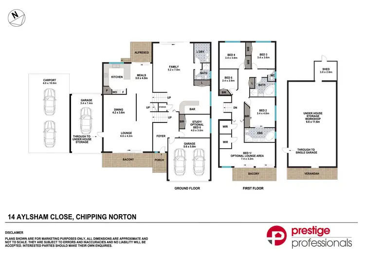 Floorplan of Homely house listing, 14 Aylsham Close, Chipping Norton NSW 2170