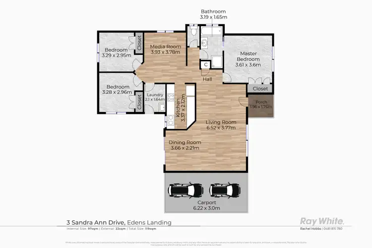 Floorplan of Homely house listing, 3 Sandra-Ann Drive, Edens Landing QLD 4207