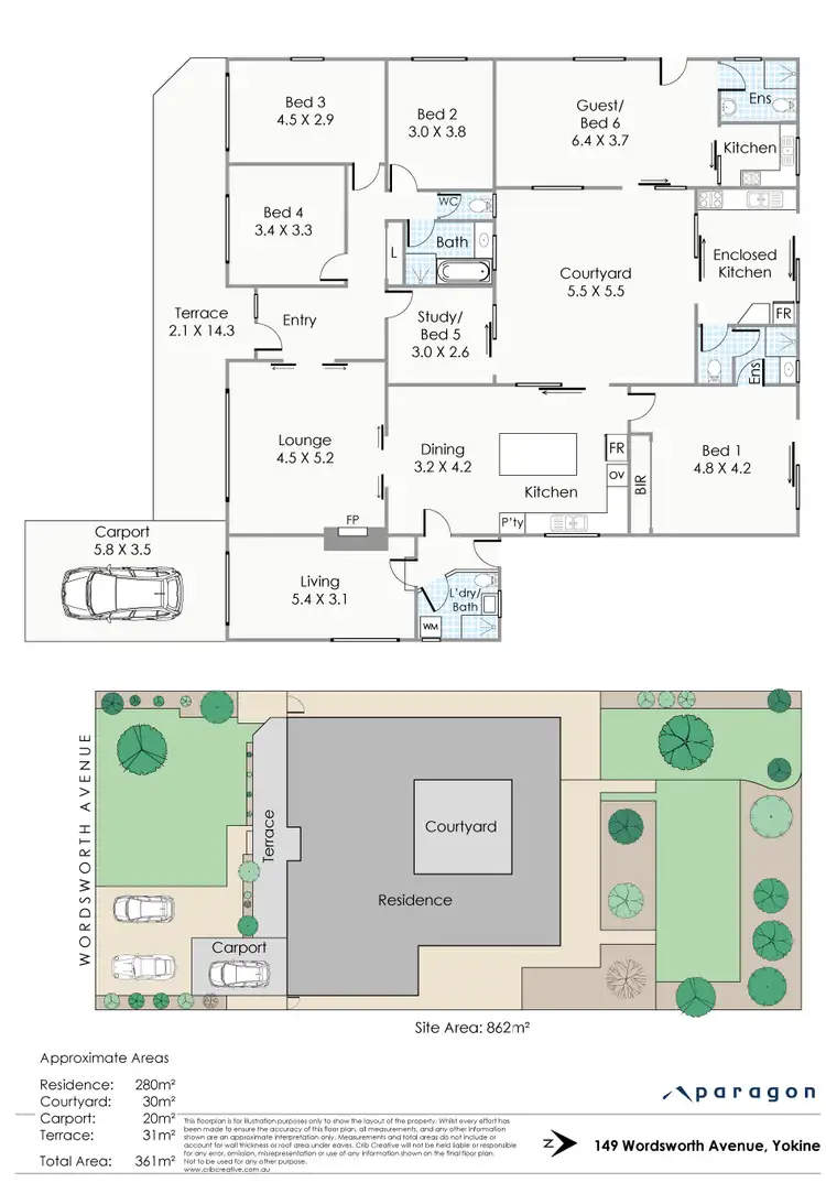 Floorplan of Homely house listing, 149 Wordsworth Avenue, Yokine WA 6060