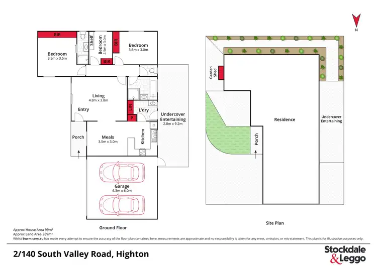 Floorplan of Homely townhouse listing, 2/140 South Valley Road, Highton VIC 3216