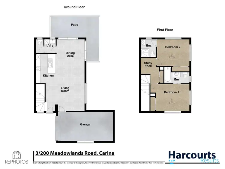 Floorplan of Homely townhouse listing, 3/200 Meadowlands Road, Carina QLD 4152