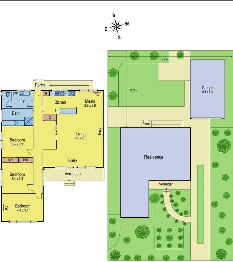 Floorplan of Homely house listing, 33 Itkeston Street, Herne Hill VIC 3218