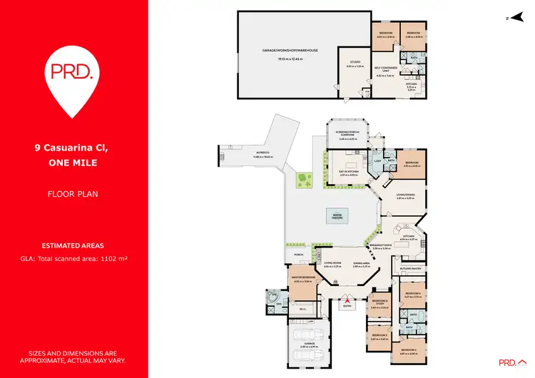 Floorplan of Homely house listing, 9 Casuarina Close, One Mile NSW 2316