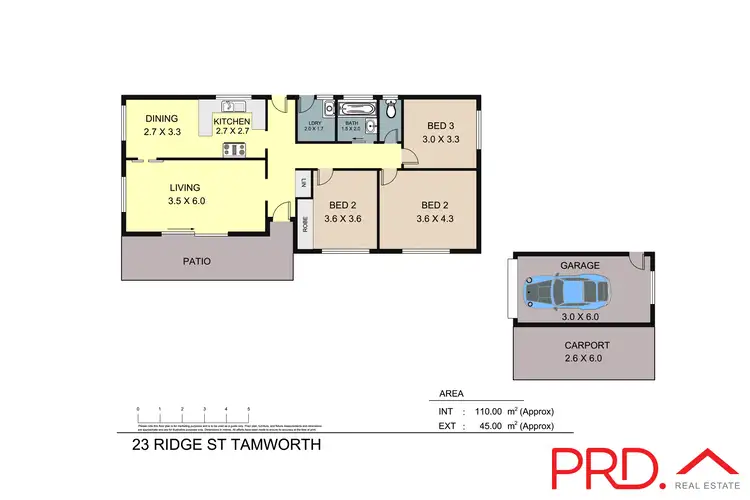 Floorplan of Homely house listing, 23 Ridge Street, Tamworth NSW 2340