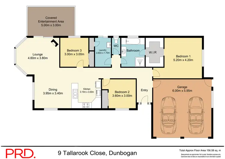 Floorplan of Homely house listing, 9 Tallarook Close, Dunbogan NSW 2443