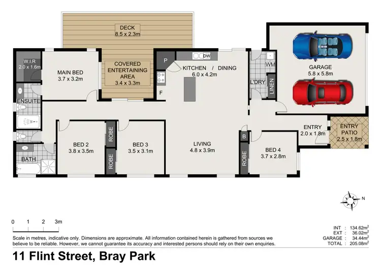 Floorplan of Homely house listing, 11 Flint Street, Bray Park QLD 4500