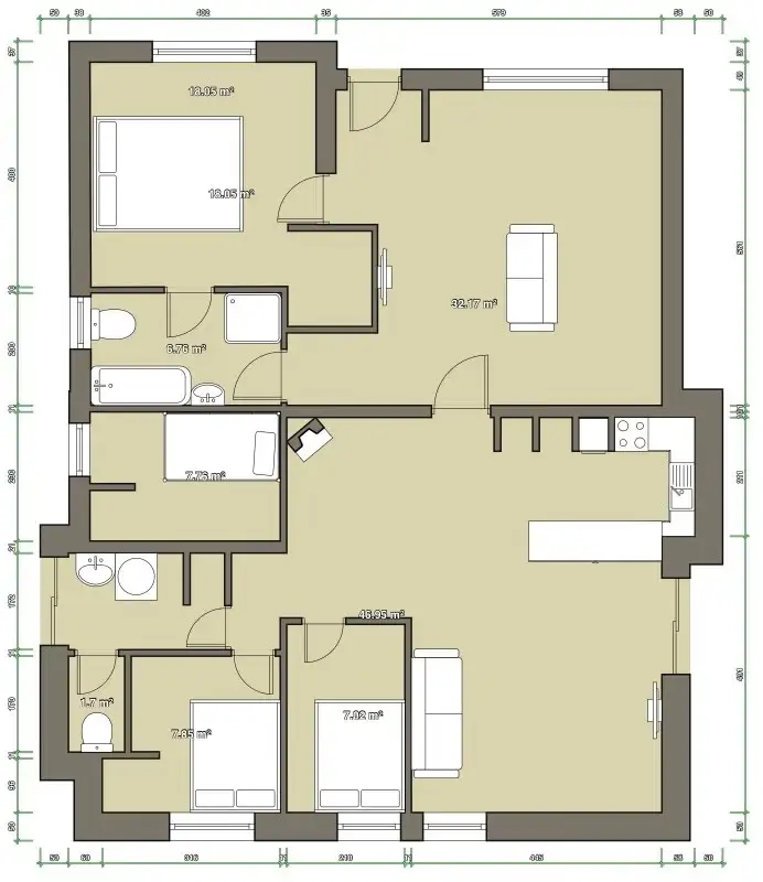 Floorplan of Homely house listing, 8 George Beacham Way, Pinjarra WA 6208