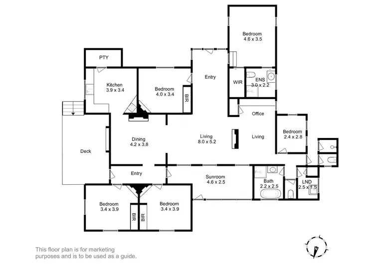 Floorplan of Homely house listing, 6 Phillips Road, Cairns Bay TAS 7116