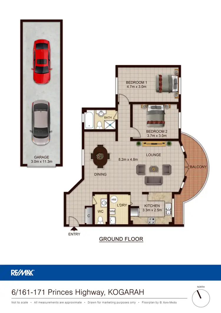 Floorplan of Homely apartment listing, 6/161-171 Princes Highway, Kogarah NSW 2217