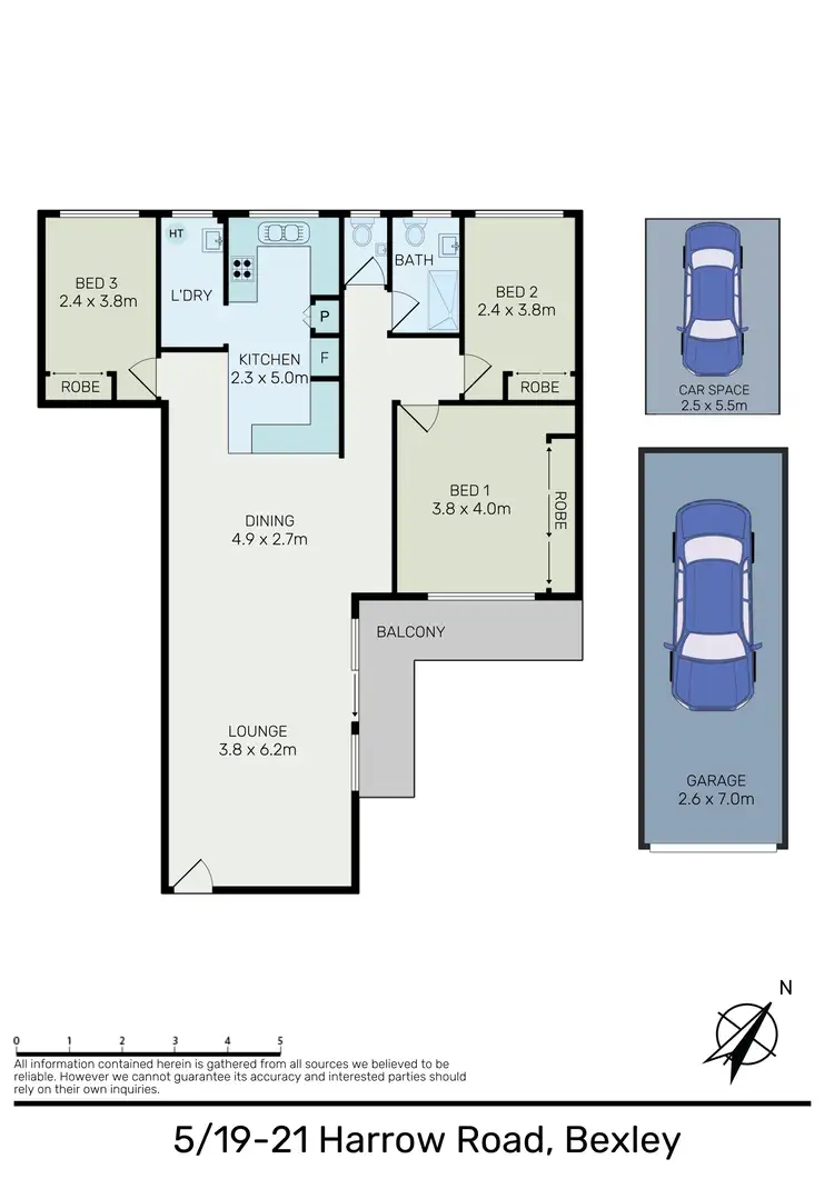 Floorplan of Homely unit listing, 5/19-21 Harrow Road, Bexley NSW 2207