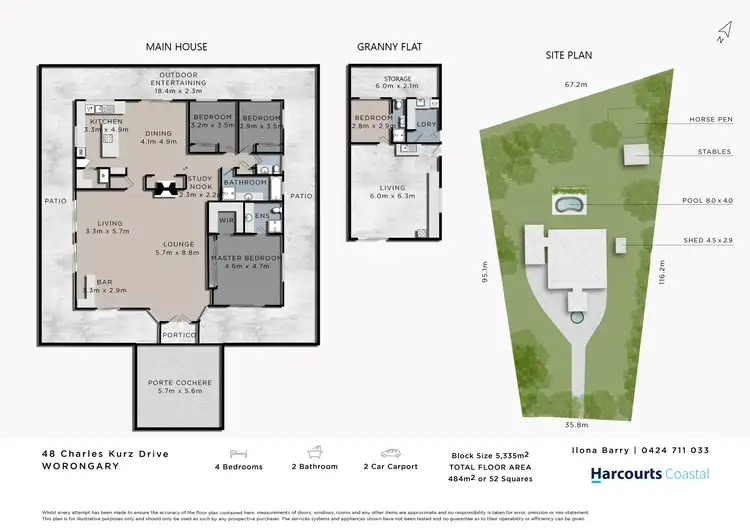 Floorplan of Homely house listing, 48 Charles Kurz Drive, Worongary QLD 4213