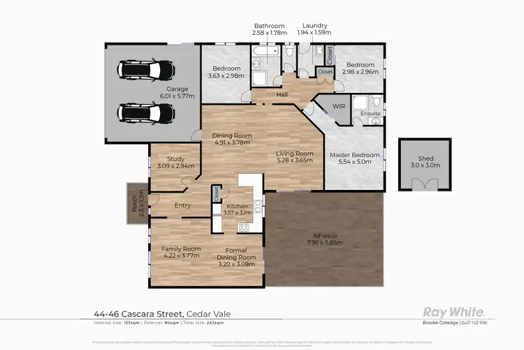 Floorplan of Homely house listing, 44-46 Cascara Drive, Cedar Vale QLD 4285