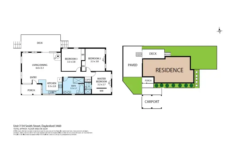 Floorplan of Homely townhouse listing, 7/34 Smith Street, Daylesford VIC 3460