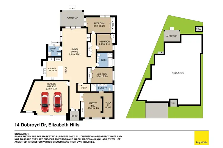 Floorplan of Homely house listing, 14 Dobroyd Drive, Elizabeth Hills NSW 2171