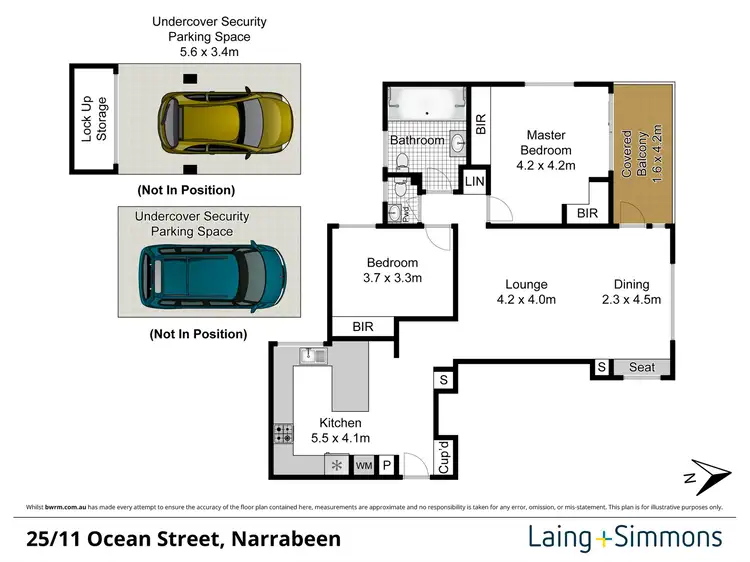 Floorplan of Homely apartment listing, 25/11 Ocean Street, Narrabeen NSW 2101