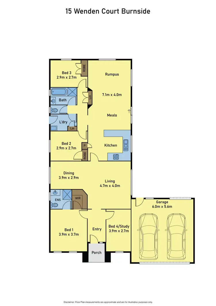 Floorplan of Homely house listing, 15 Wenden Court, Burnside VIC 3023