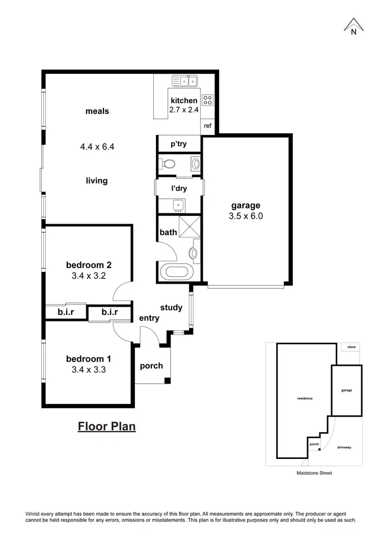 Floorplan of Homely unit listing, 4/9 Rose Street, Altona VIC 3018