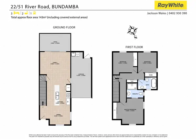 Floorplan of Homely townhouse listing, 22/51 River Road, Bundamba QLD 4304