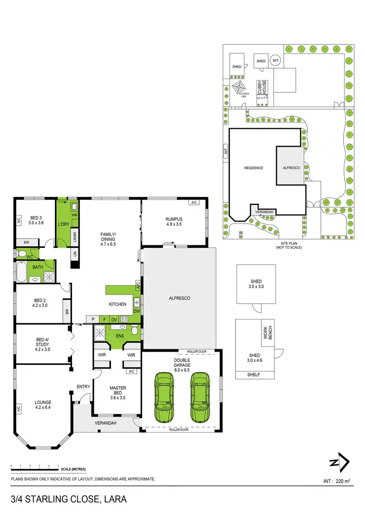 Floorplan of Homely house listing, 3-4 Starling Close, Lara VIC 3212