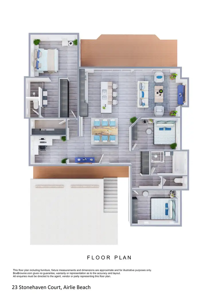 Floorplan of Homely house listing, 23 Stonehaven Court, Airlie Beach QLD 4802