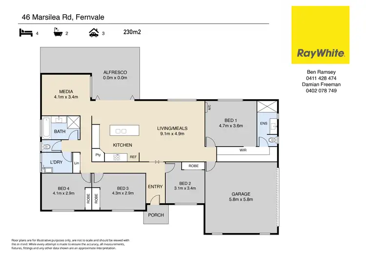 Floorplan of Homely house listing, 46 Marsilea Road, Fernvale QLD 4306