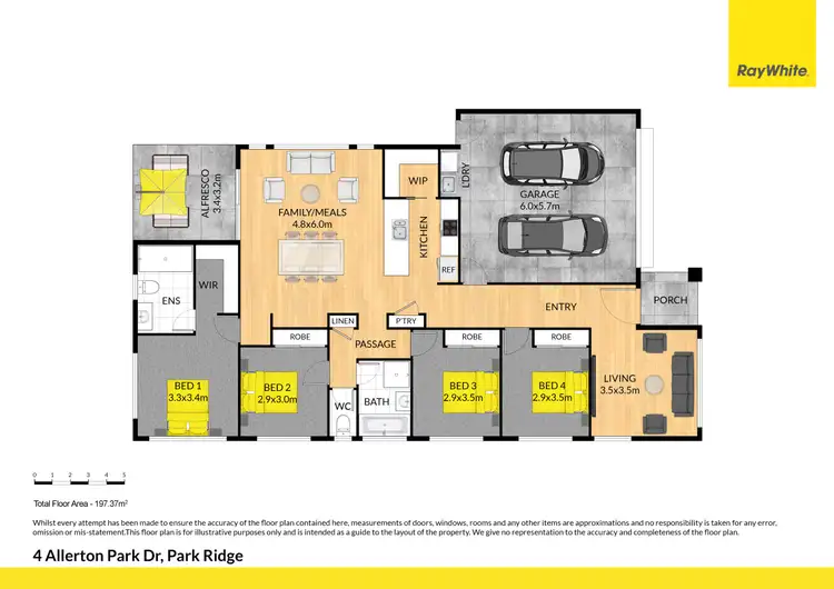 Floorplan of Homely house listing, 4 Allerton Park Drive, Park Ridge QLD 4125