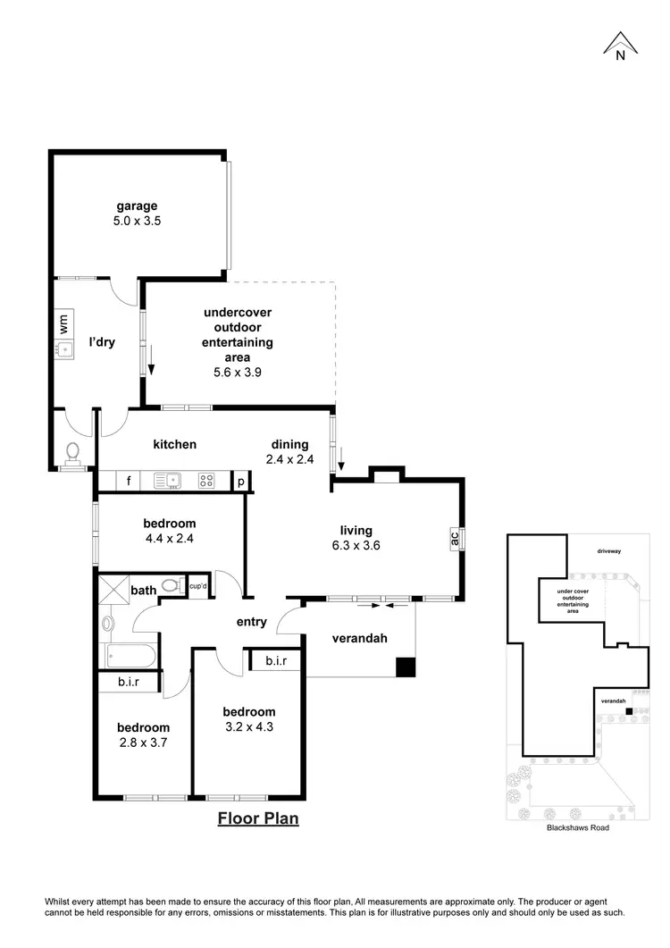 Floorplan of Homely house listing, 1/386 Blackshaws Road, Altona North VIC 3025