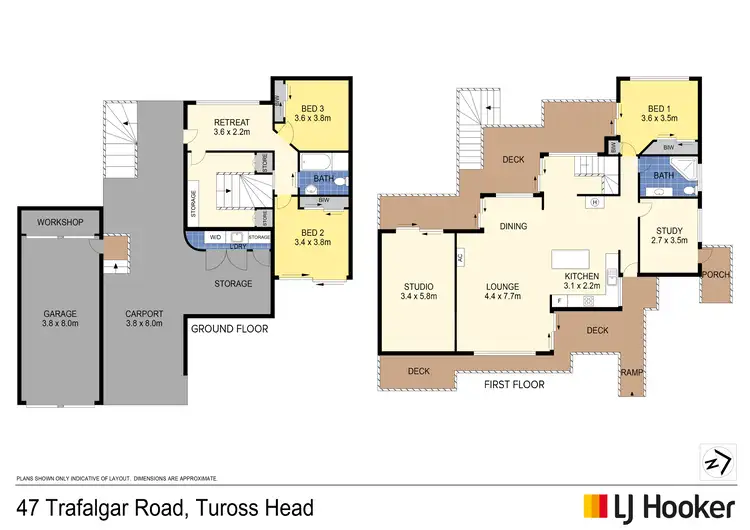 Floorplan of Homely house listing, 47 Trafalgar Road, Tuross Head NSW 2537