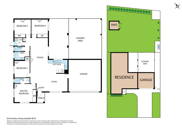 Floorplan of Homely house listing, 20 Armistice Street, Burdell QLD 4818