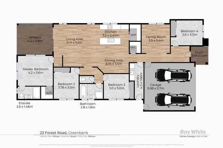 Floorplan of Homely house listing, 23 Forest Road, Greenbank QLD 4124