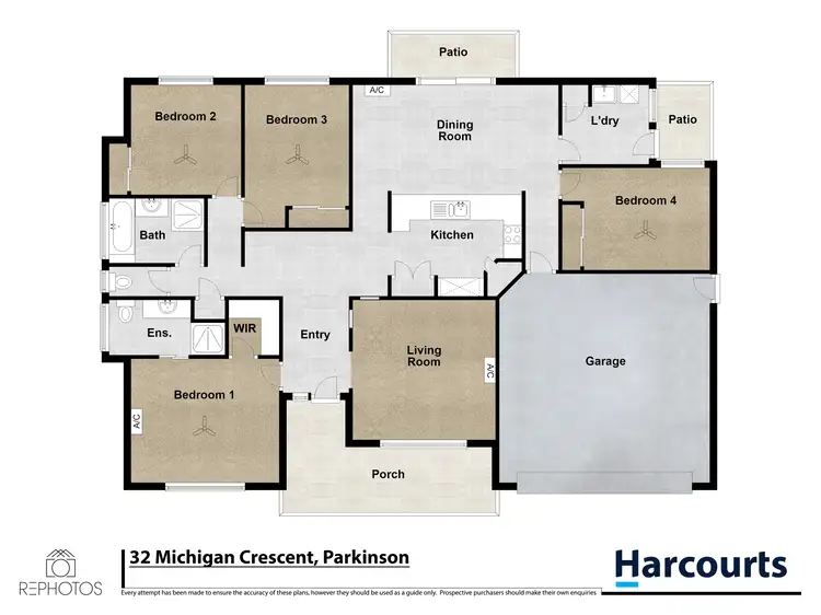 Floorplan of Homely house listing, 32 Michigan Crescent, Parkinson QLD 4115