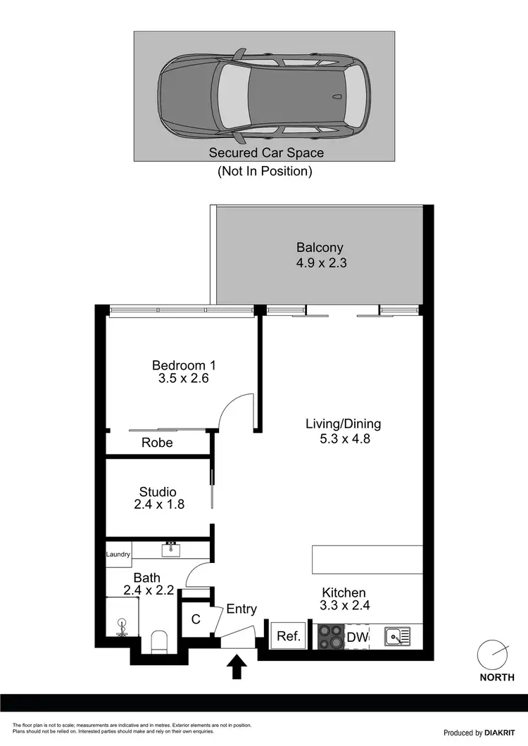 Floorplan of Homely apartment listing, 6/325-331 Pacific Highway, Hornsby NSW 2077