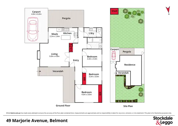 Floorplan of Homely house listing, 49 Marjorie Avenue, Belmont VIC 3216