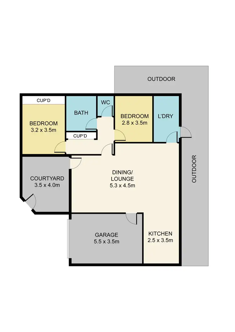 Floorplan of Homely unit listing, 9/24 Plover Street, Taree NSW 2430